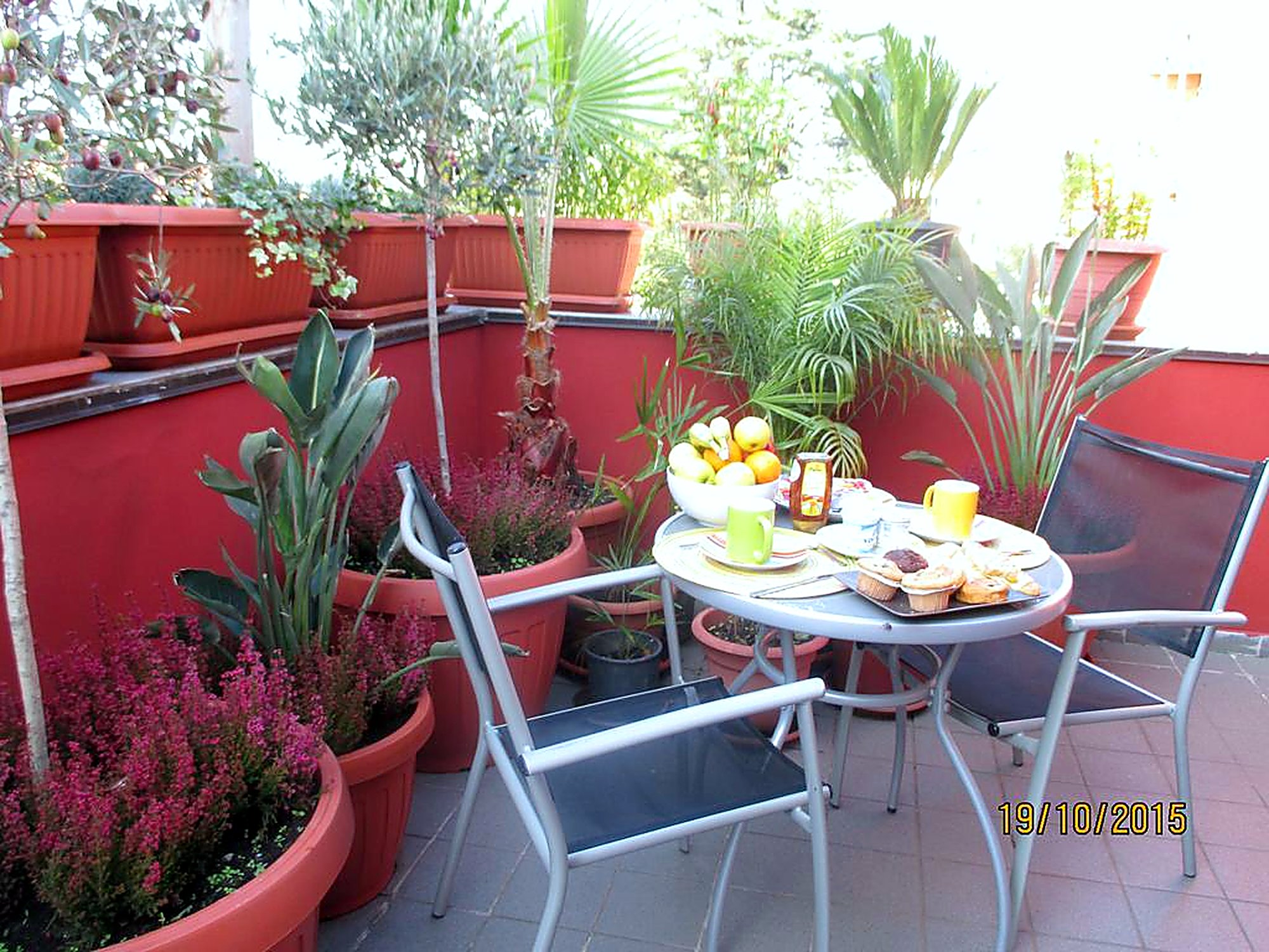 Colazione in terrazza